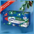 Комплект 12 шт, Салфетки косметические 3-х слойные, 90 шт, ZEWA Deluxe Design, в картонном боксе, 28420