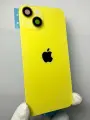 Оригинальная задняя крышка (стекло) IPhone 14 желтый со стеклом камеры