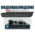 Уличный комплект видеонаблюдения 2мП. 6 камер (KIT6AHD100W1080P)
