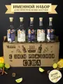 Именной подарочный набор для настоек , подарок на День рождения , мужчине , Севе