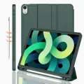 Чехол для iPad Air 11 M3 (2025), Air 11 M2 (2024), Air 5 (2022), Air 4 (2020) Тройное Сложение TPU Case Dark Green