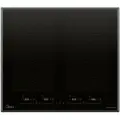 Электрическая варочная панель Midea MIH67880F 59 см, 4 конфорки стеклокерамика, черный