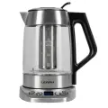 Чайник Leran EKB 1797, пластик/стекло, мощность 2200Вт, серебристый