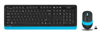 Комплект мышь + клавиатура A4Tech Fstyler FG1010 Black/Blue