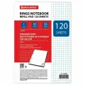 Сменный блок для тетрадей А5, 120л Brauberg Белый, клетка, 30шт.