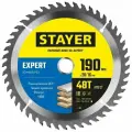 STAYER EXPERT 190 x 20/16мм 48Т, диск пильный по дереву, точный рез