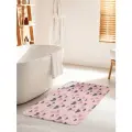 Коврик для ванной комнаты и туалета противоскользящий Ассорти из сердечек 60х100 см, JoyArty, серия День святого Валентина