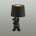 Лампа настольная | LUMION | BEAR | 5662/1T | E14 | чёрный | резин | IP20 |