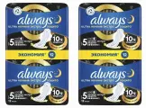 Прокладки гигиенические Always Ultra Ночные Экстра Защита 5 размер, 12 шт х 2 шт