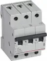 Автоматический выключатель Legrand RX3, 3 полюса, 40A, 4,5kA, тип C, ширина 3 DIN-модуля