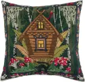 Набор для вышивания PANNA Золотая серия PD-7446 Подушка. Избушка Бабы Яги 40 х 40 см