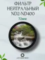 Фильтр нейтральный с переменной плотностью ND2-ND400 72мм / ND Variable / Защитный фильтр для объектива