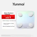 YUNMAI Smart Body Fat Scale Mini5 Home Electronic Weight Scale High Precision 73 Body Data Monitoring Heart Rate Version Shaping Fat Reduction Scale Weight Management