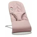 Шезлонг для новорожденных BabyBjorn детское кресло качалка Bliss Cotton Dusty Pink