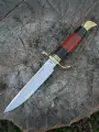 Финка НКВД из кованой стали 95Х18 с литьём из латуни, рукоять граб-падук-граб