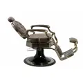 Кресло BXS, для барбершопов, винтажное, цвет металла бронза, усиленная гидравлика, с подножкой.