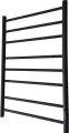 Полотенцесушитель электрический ВИД 10 80х50 правый, скр. монтаж, черный матовый(RAL 9005), (Ferrum), Маргроид