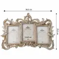 Фоторамка на 3 фото коллекция рококо , 36,5х25,5cm Lefard (176790)