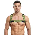 Мужская портупея желтая Doreanse Sexy 3002 полиамид/эластан L (48)