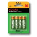 Аккумулятор KODAK AA(R6) 2600 mAh 4 шт
