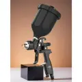 Краскораспылитель HVLP TITANIUM d1.3мм черный верхний бачок 600мл SKULL
