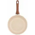 Сковорода антипригарная литая 26см Миндаль ТМ Традиция готовить с любовью