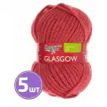 Пряжа Семеновская пряжа Glasgow (70021), темный коралл 5 шт. по 100 г
