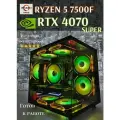 Мощный игровой ПК Ryzen 7500F RTX 4070super ddr5 32gb 1tb ssd m2 Bunker
