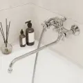 Смеситель для ванны с длинным изливом Milardo Duplex DUPSB02M10 глянцевый хром