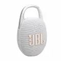 Портативная колонка JBL Clip 5 White, Bluetooth, время работы 12ч