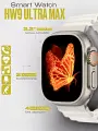 Смарт часы HW9 ULTRA MAX Умные часы PREMIUM Series Smart Watch AMOLED, iOS, Android, Bluetooth звонки, Cеребристый