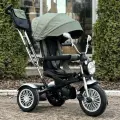 Детский трехколесный велосипед BREND LUXMOM DALUX ORIGINAL 3311, цвет зеленый, световое и звуковое сопровождение