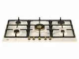Варочная панель газовая Bertazzoni P905CHERAG Heritage 90 см, 5 конфорок, WOK по центру, гарантия производителя