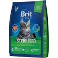 Корм для стерилизованных кошек Brit Premium Sterilised с курицей 2000 г
