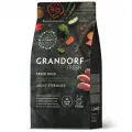 Сухой Беззерновой корм Grandorf Fresh с живыми пробиотиками. Для взрослых стерилизованных или пожилых кошек, со свежим мясом утки и бататом 400 г