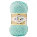 Пряжа для вязания ALIZE 'Diva', 100г, 350м (100% микрофибра) ТУ (669 светлая бирюза), 5 мотков