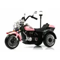 Детский электротрицикл RiverToys K003PX Розовый
