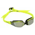 Очки для плавания стартовые Phelps XCEED Mirrored, yellow/silver