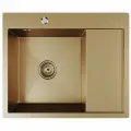 Кухонная мойка Mixline Pro 60 L 552925 цвет Бронза Прямоугольная Встраиваемый сверху