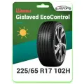 Gislaved EcoControl 225/65 R17 102H автомобильная шина летняя