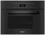Пароварка встраиваемая с СВЧ Miele DGM 7440 Obsidian Black, черный обсидиан