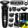 Электробритва мужская Manecode MAVERICK 7 в 1 с насадкой-триммером для бороды, усов, носа и зарядной станцией
