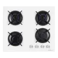 Варочная панель газовая HOMSair HGG641WH белая, встраиваемая, 4 конфорки, 60 см