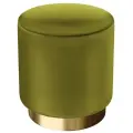 Пуф малый Hollywood Gold. SUPERA Luxemebel. Цвет Оливковый.
