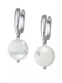 Серьги L'attrice di base, перламутр, белый