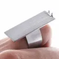 Линейка-кольцо эндодонтическая стоматологическая на палец NeoHealth Finger Ruler из нержавеющей стали для измерения эндодонтических файлов