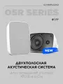 Влагозащищенная настенная акустическая система, 100 В или 8 Ом, 6 /1 , IP65, белая, CVGAUDIO OSR608TW