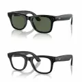 Умные очки Ray-Ban Wayfarer RW4006, Matte Black / Clear - Graphite Green Transitions, линзы с затемнением