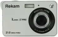 Фотоаппарат Rekam iLook S990i серебристый 21Mpix 2.7 720p SDHC/MMC CMOS IS el/Li-Ion