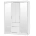 Шкаф-купе Симпл ШКК-06, материал ЛДСП, цвет белый, размер 160x210x58,2 см.